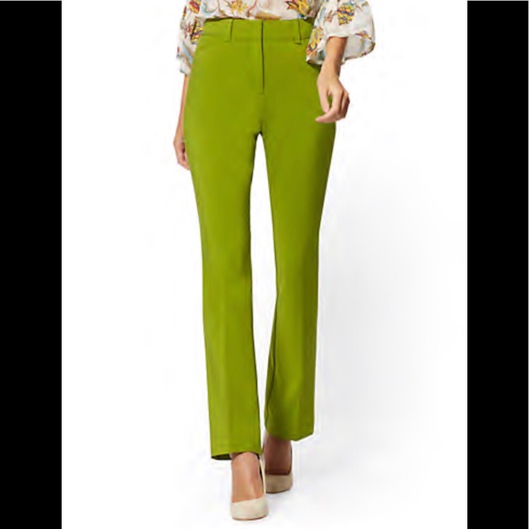 👒🍀NY&Co Stretch barely bootcut pants - Picture 1 of 6